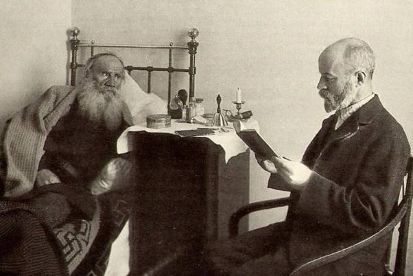 T.G. Masaryk and L.N. Tolstoy